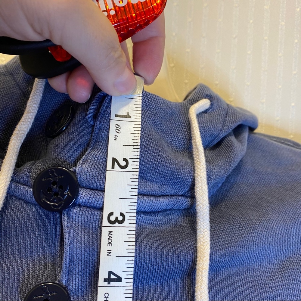 Nwt. J. Crew Pull Over 3 Button Hoodie - image 4